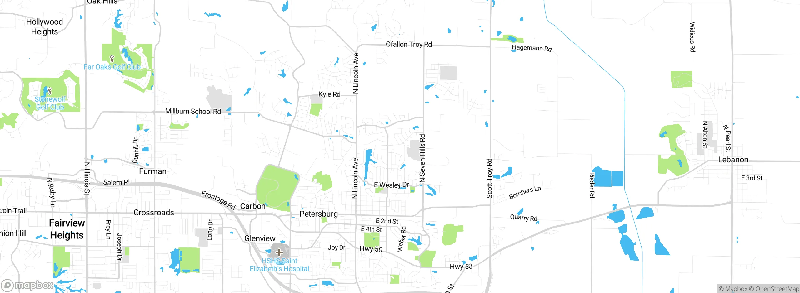 Map showing approximate location