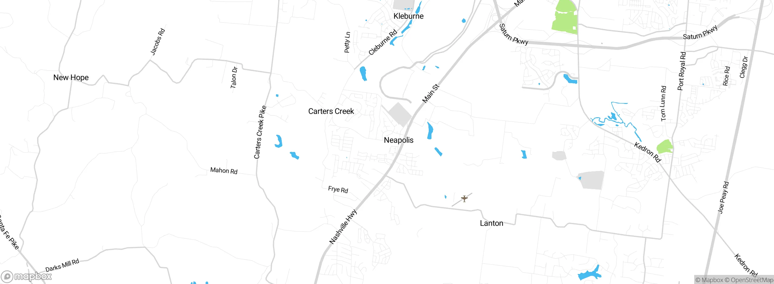 Map showing approximate location
