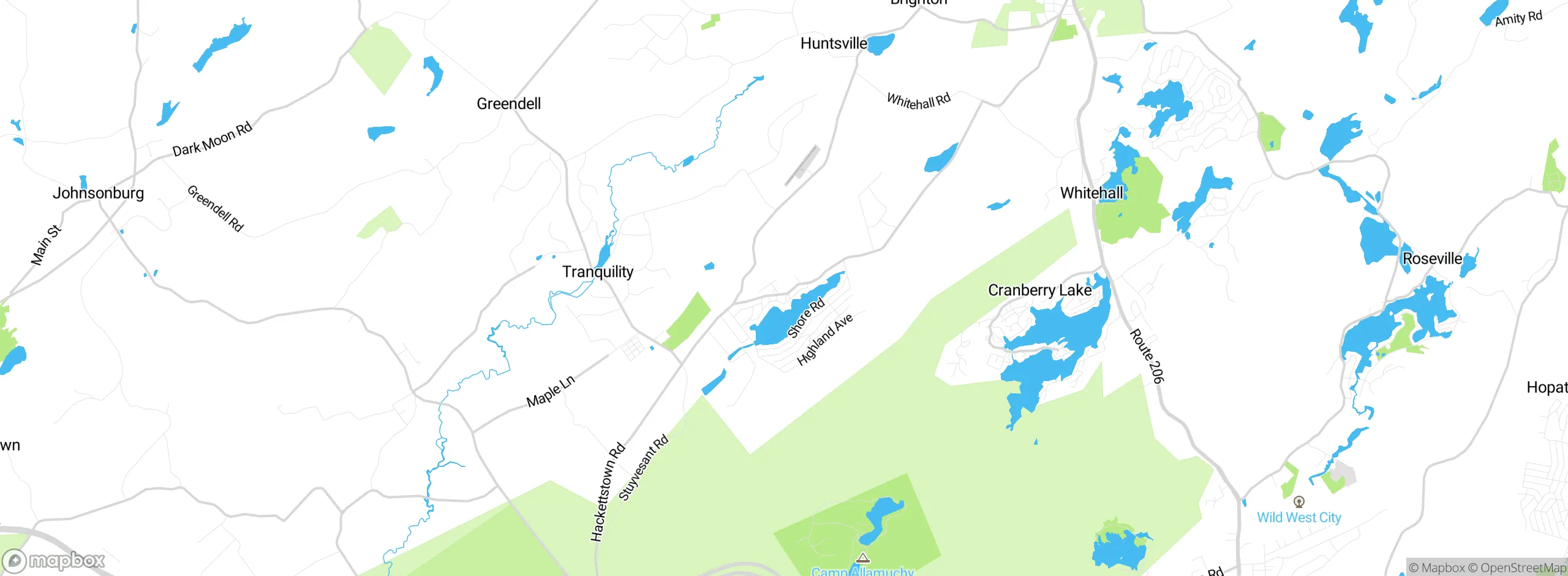Map showing approximate location