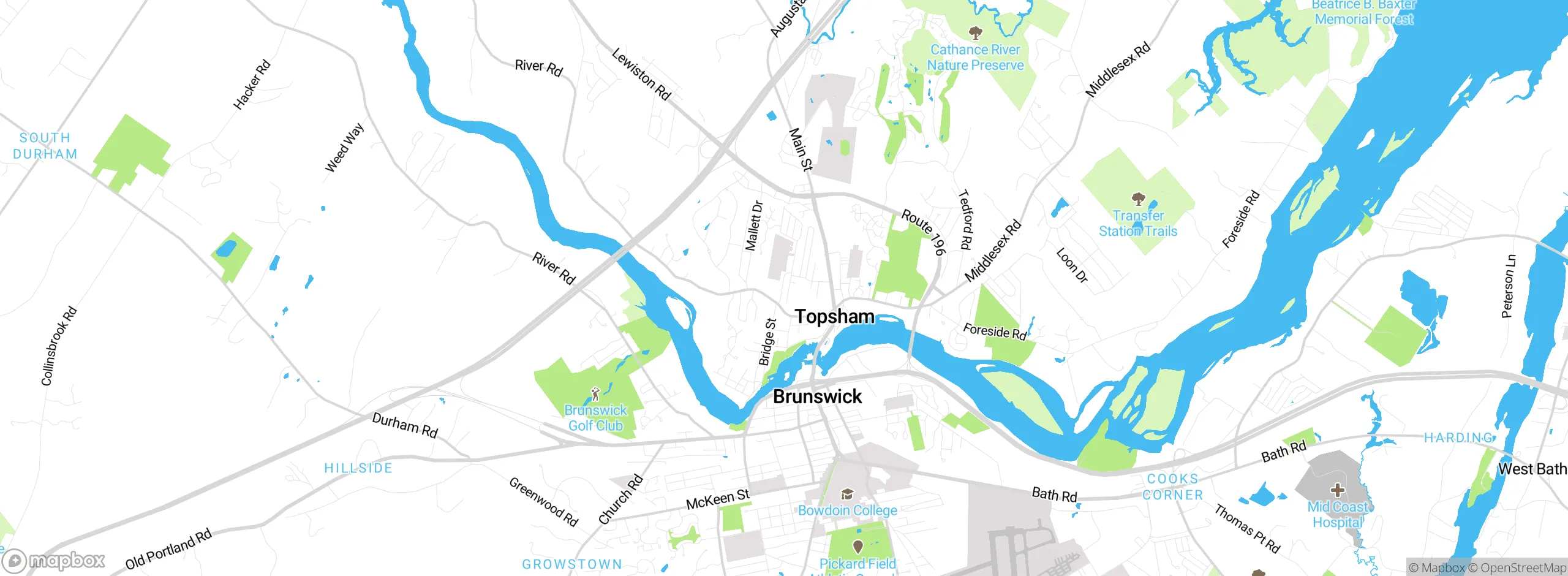 Map showing approximate location