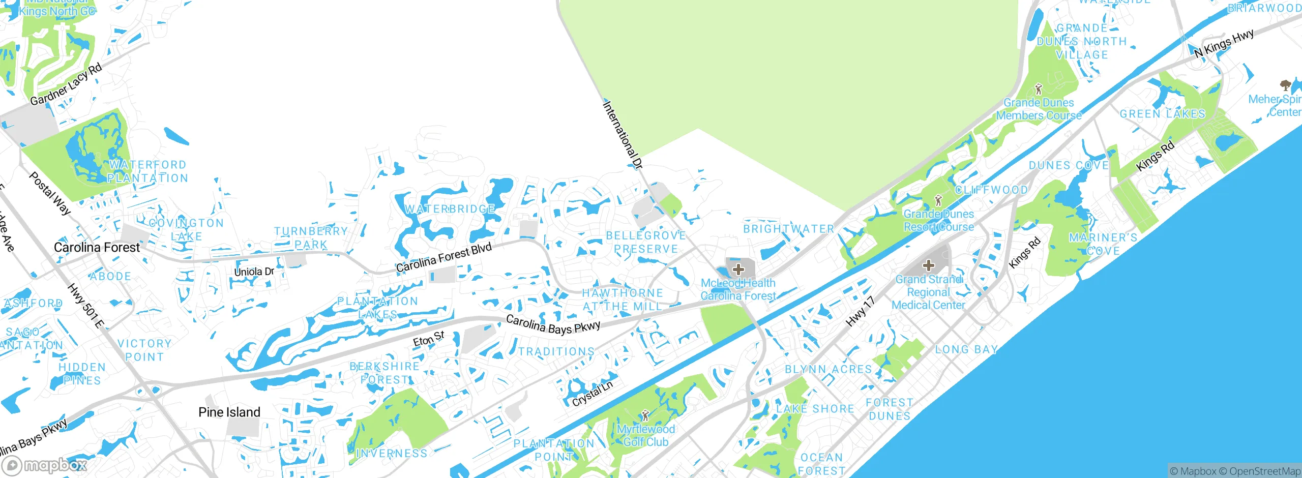 Map showing approximate location