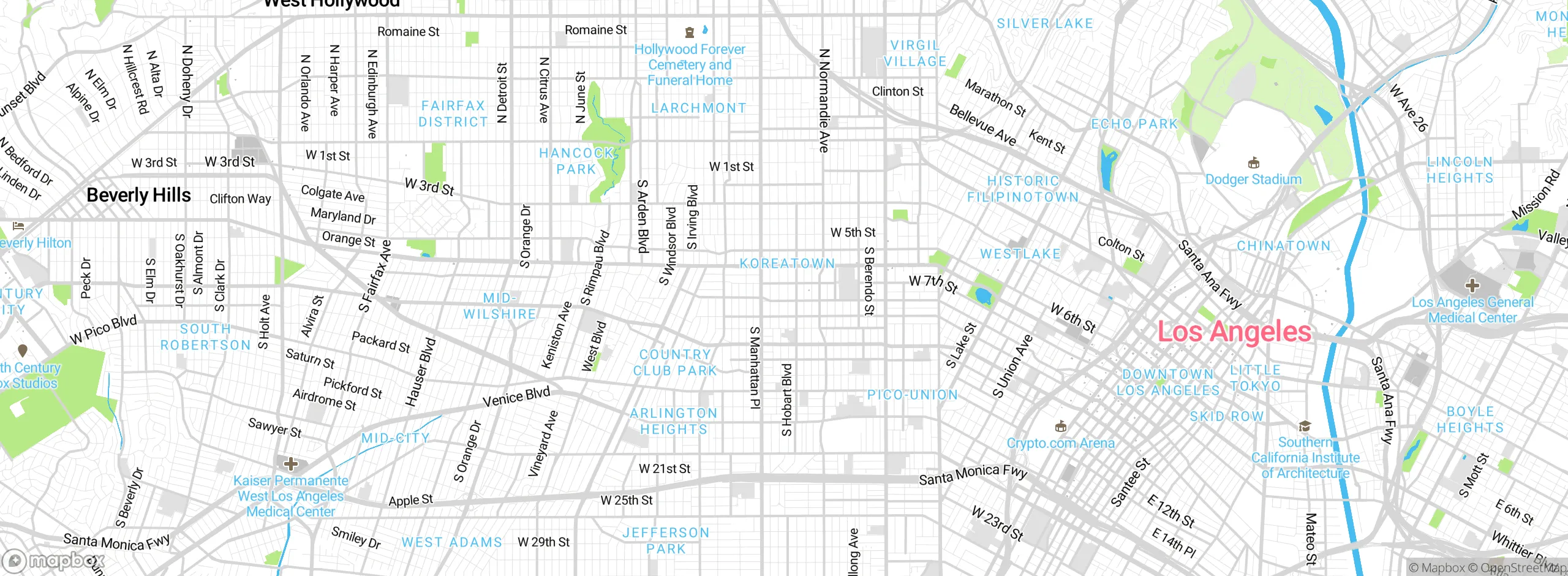 Map showing approximate location