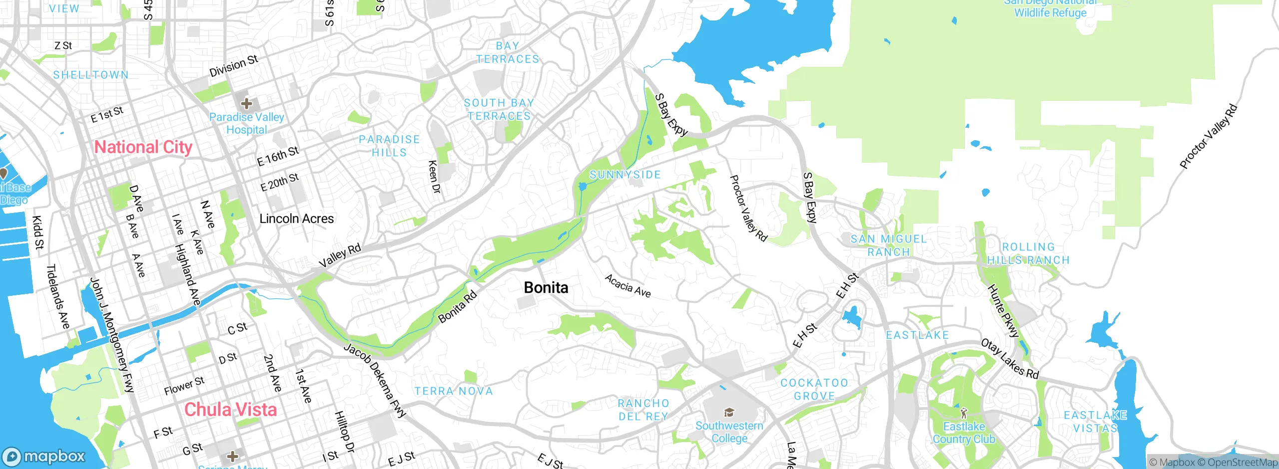 Map showing approximate location