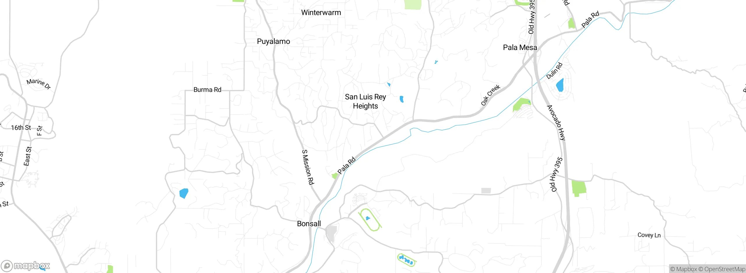 Map showing approximate location