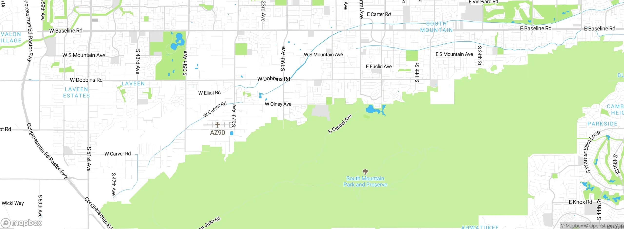 Map showing approximate location