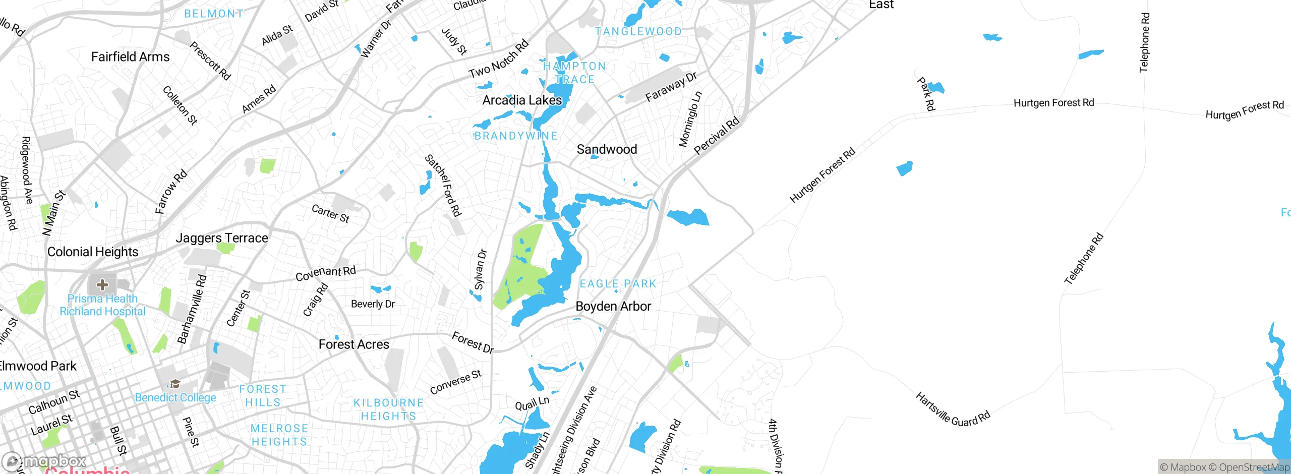 Map showing approximate location