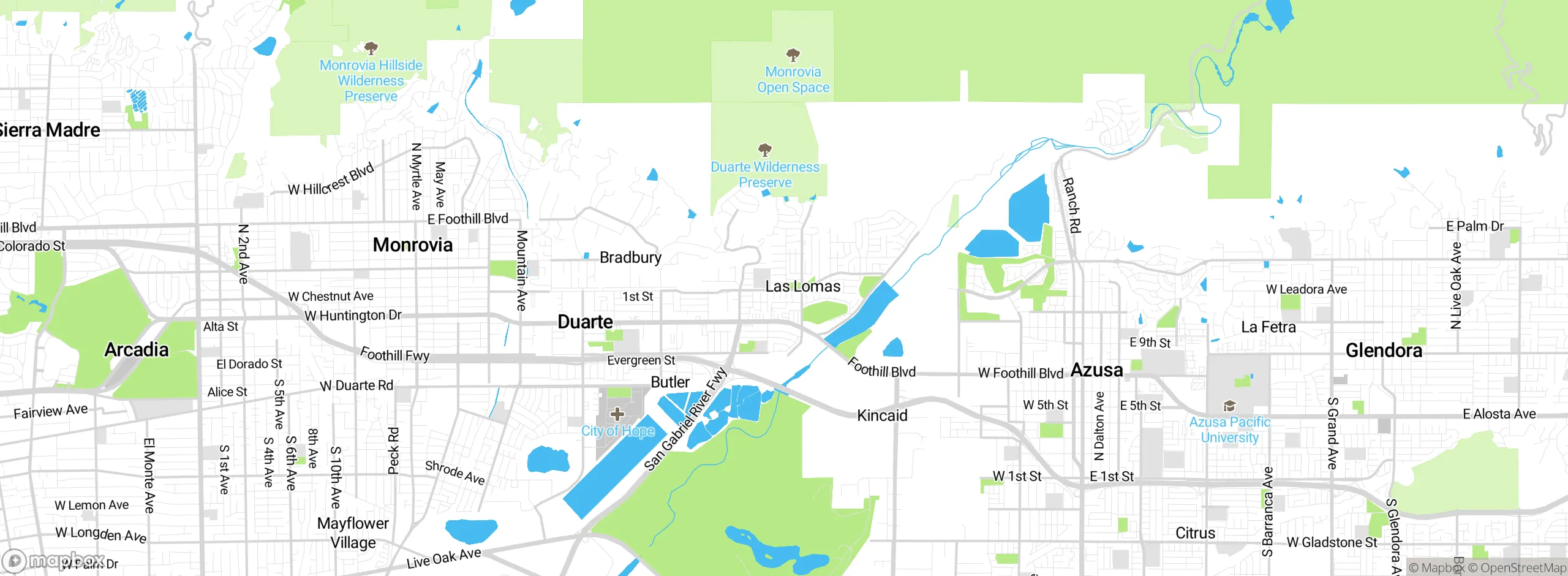 Map showing approximate location