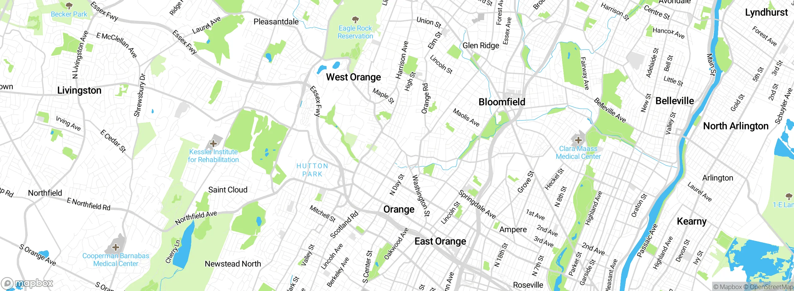Map showing approximate location