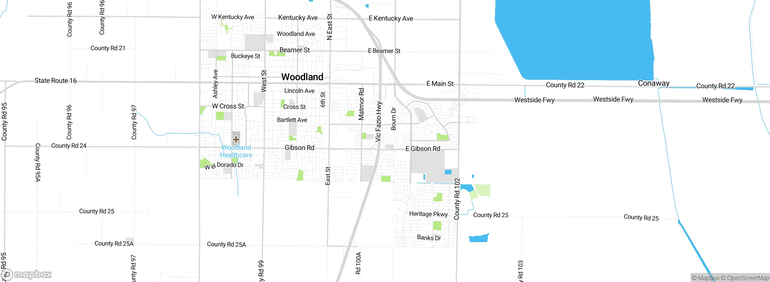 Map showing approximate location