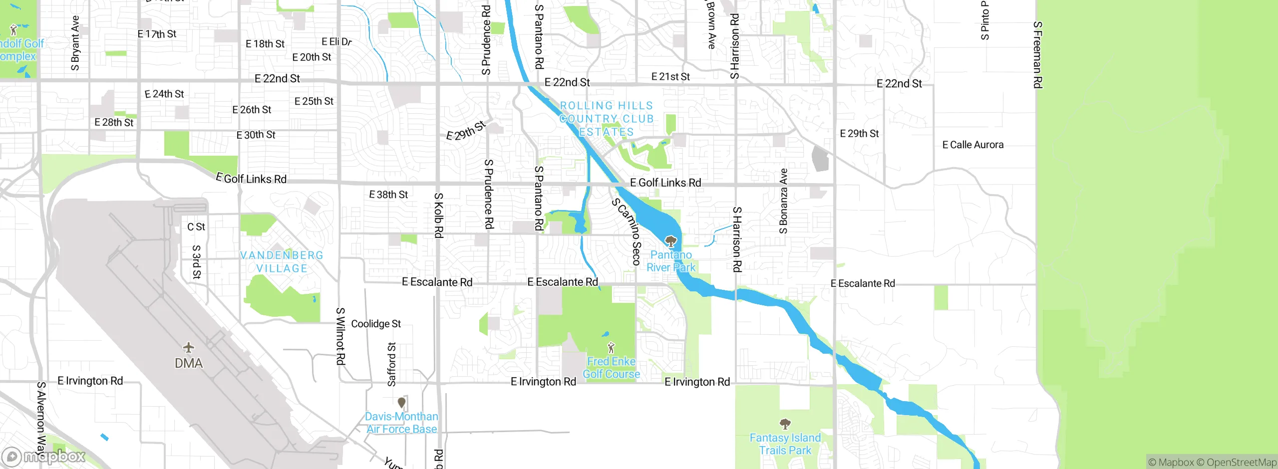 Map showing approximate location