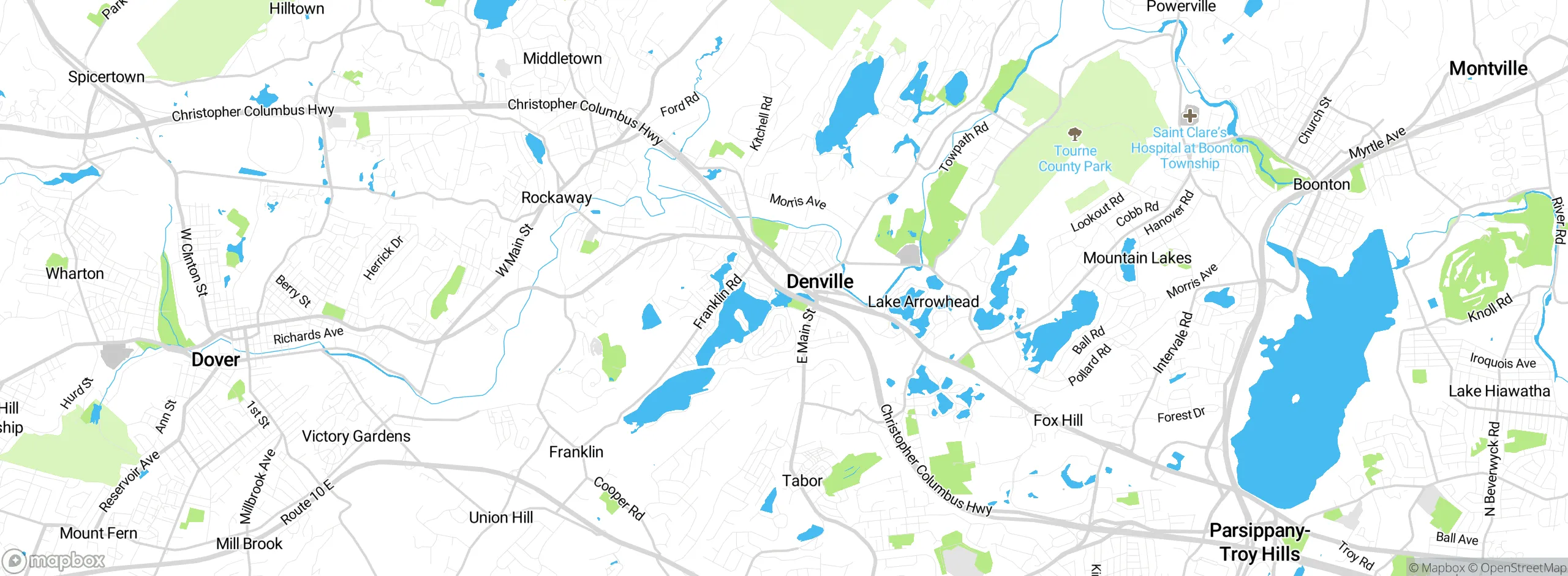 Map showing approximate location