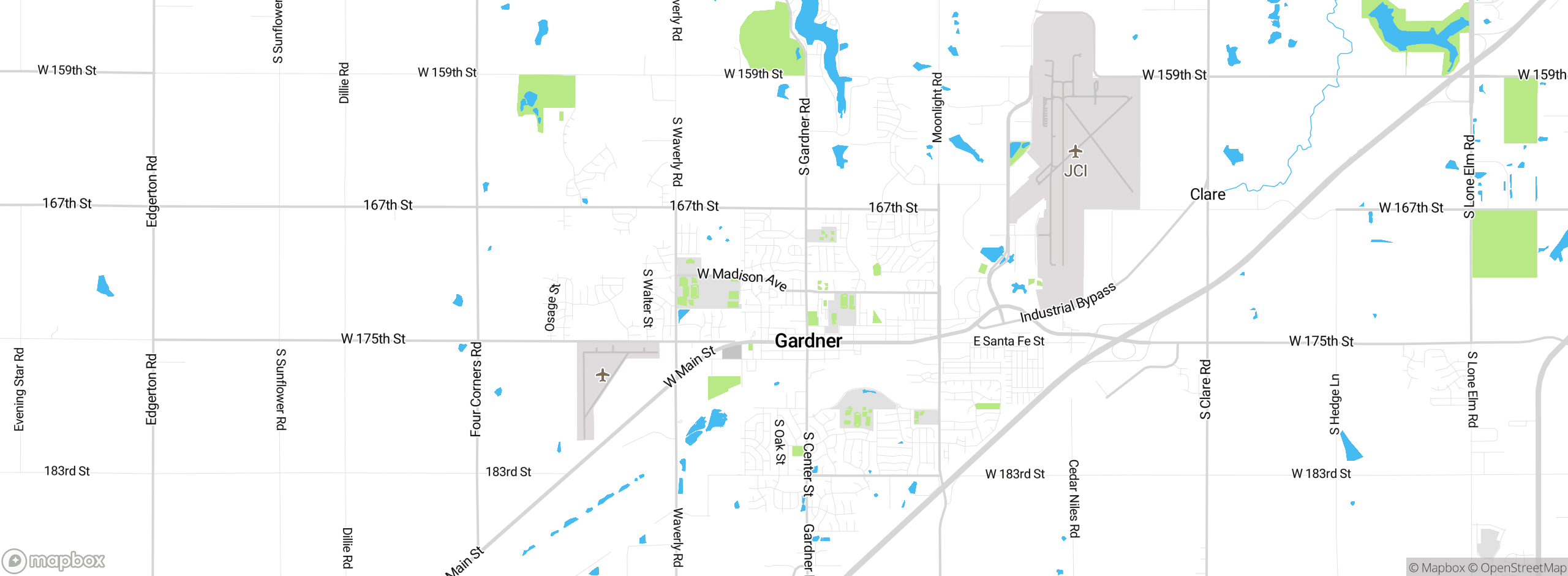 Map showing approximate location