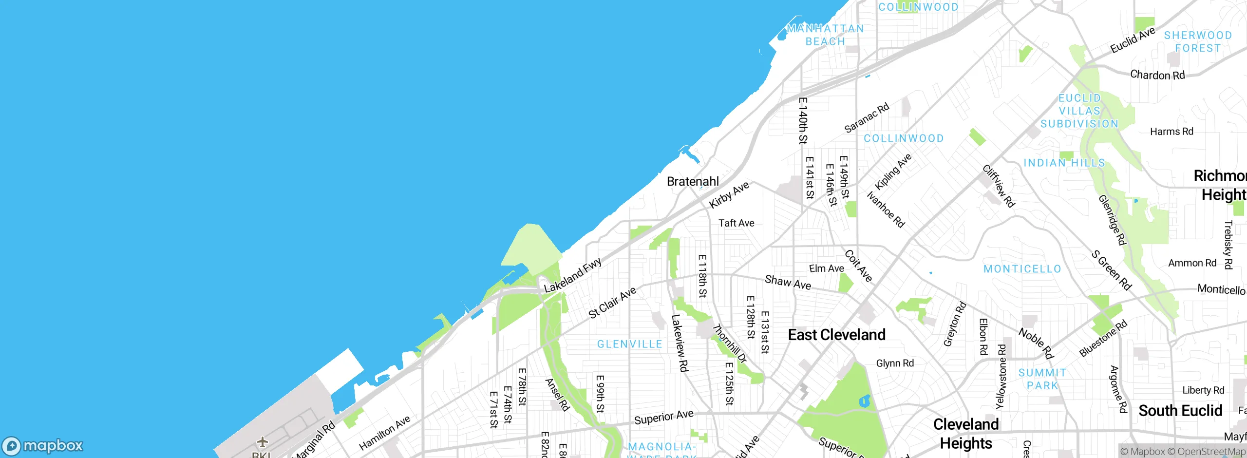 Map showing approximate location
