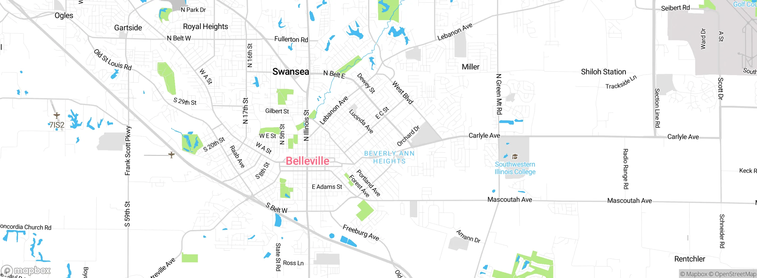 Map showing approximate location