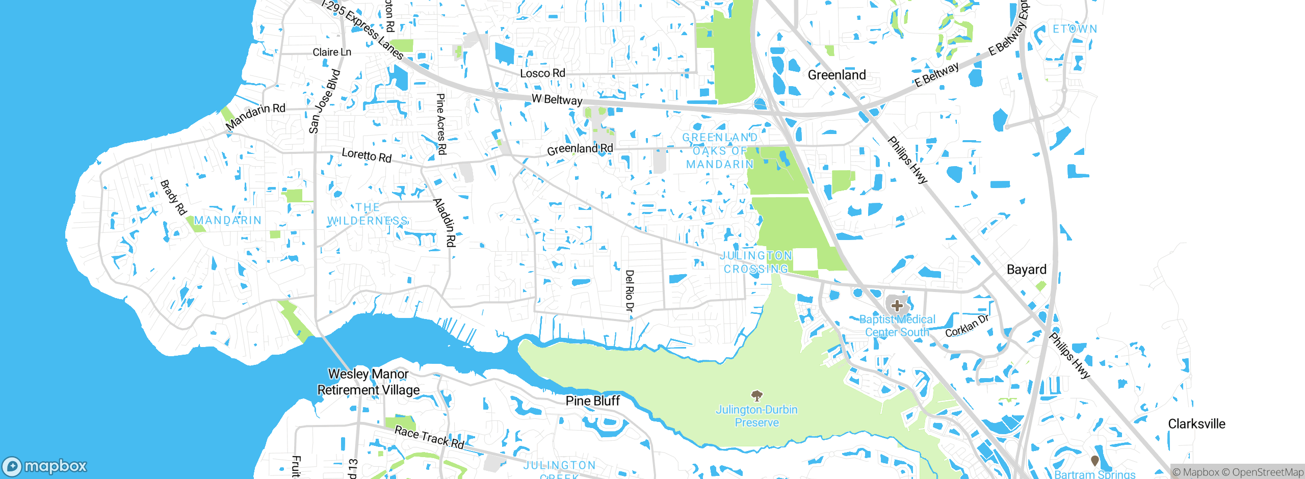 Map showing approximate location