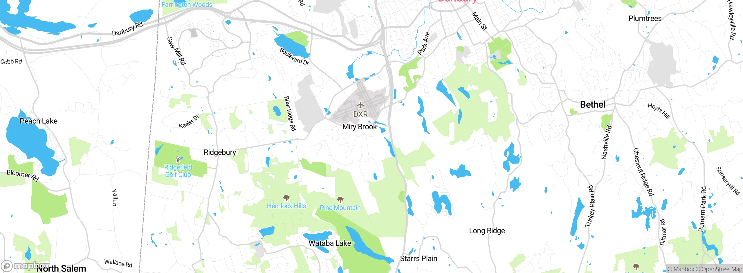 Map showing approximate location