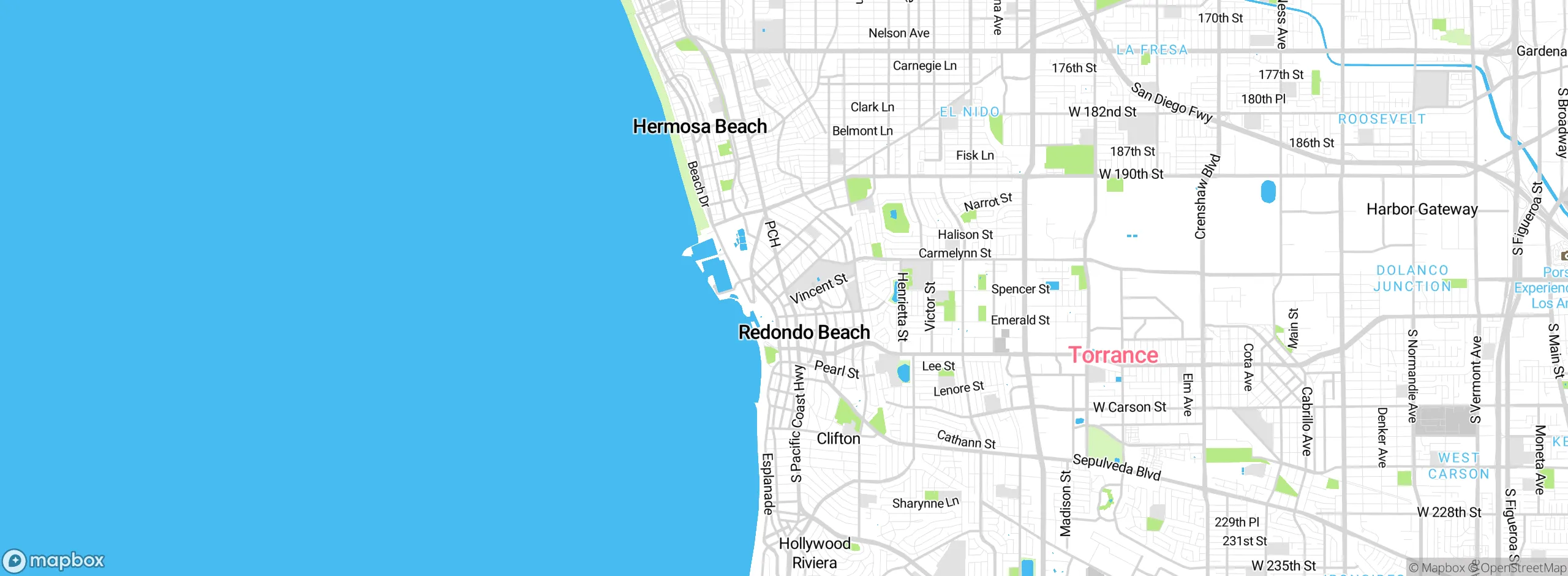 Map showing approximate location