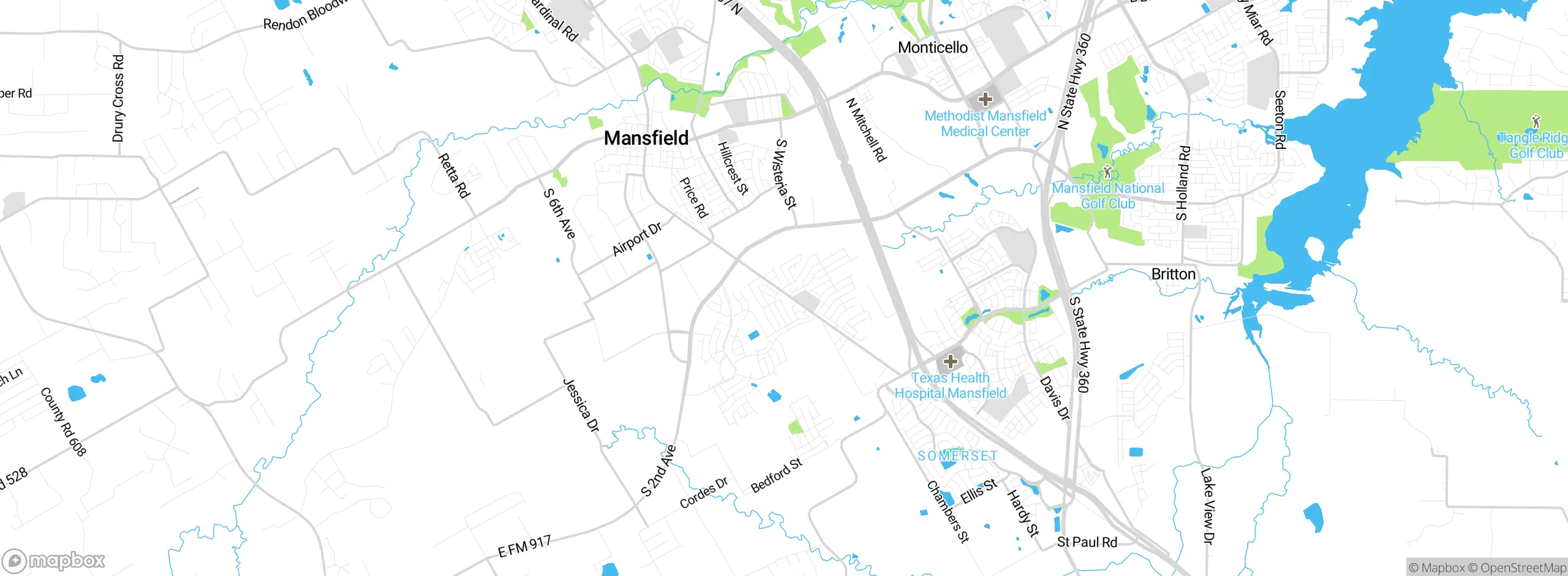 Map showing approximate location