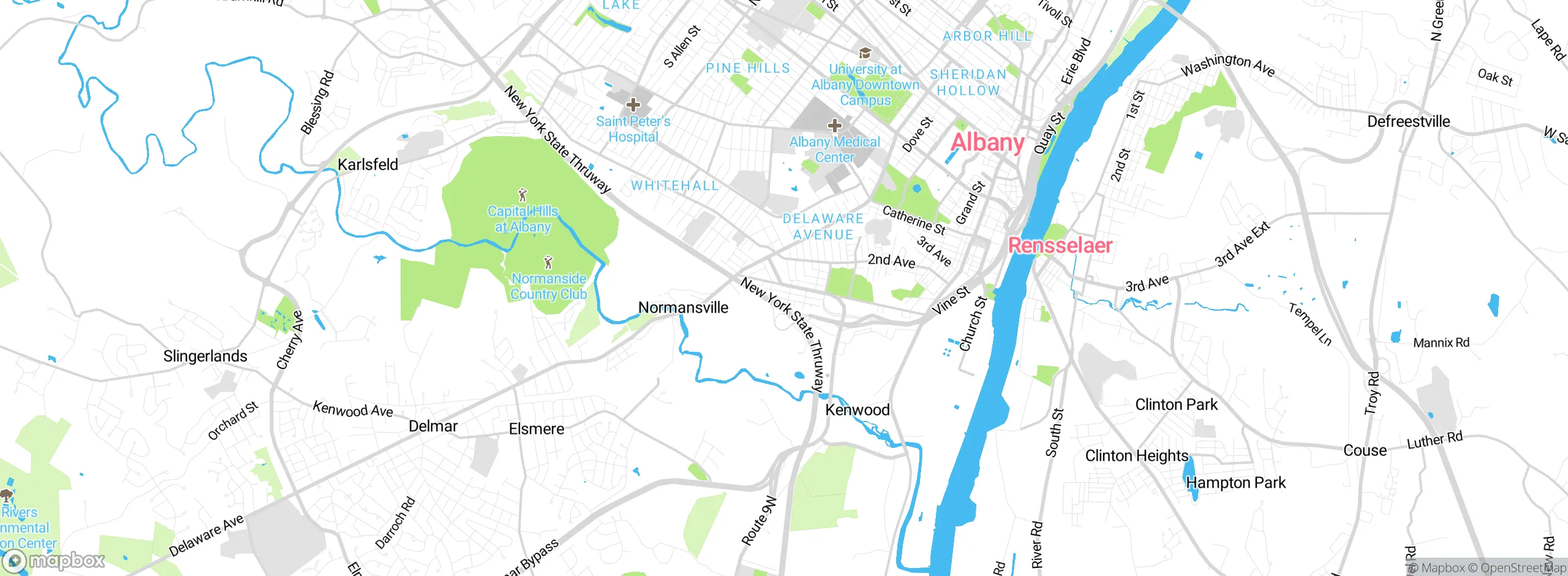 Map showing approximate location