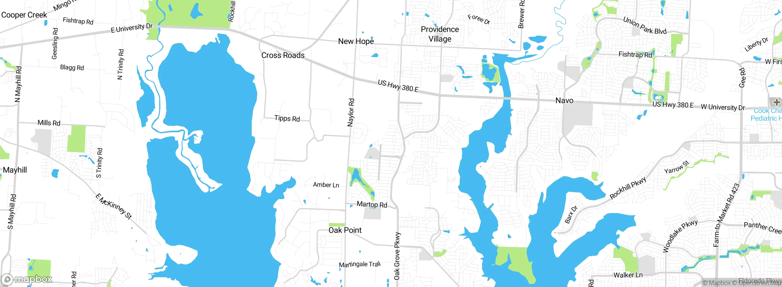 Map showing approximate location