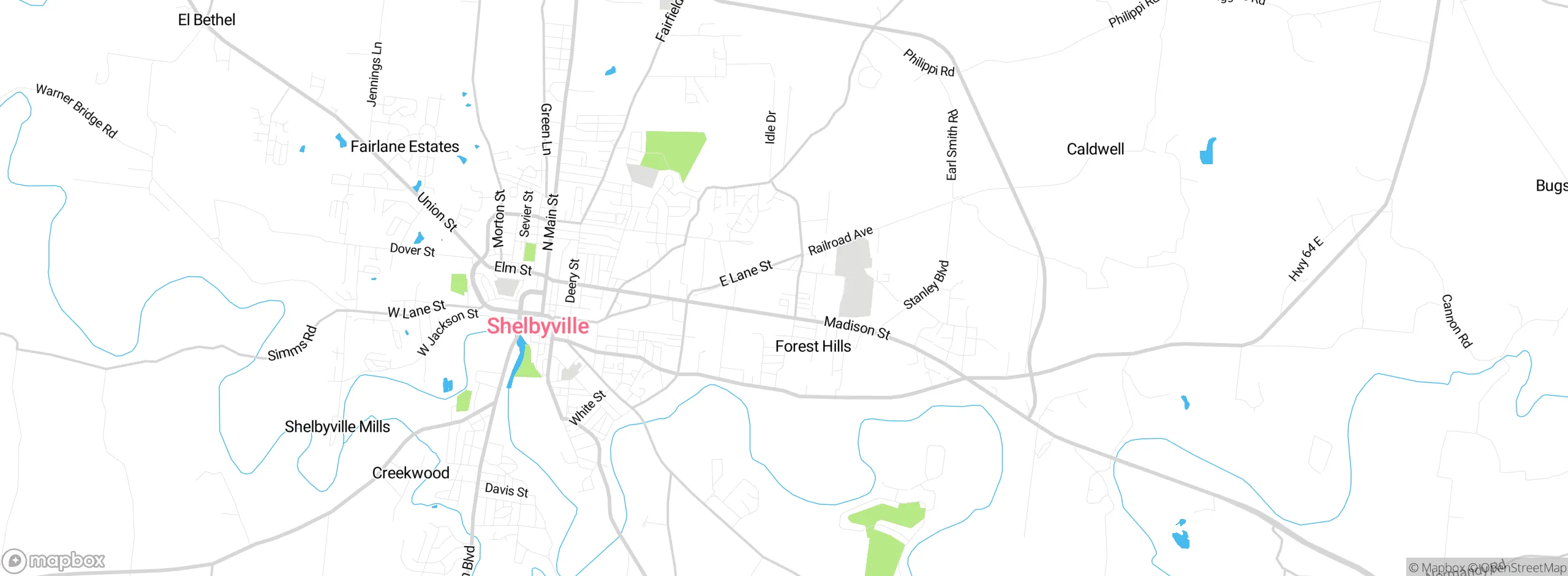 Map showing approximate location