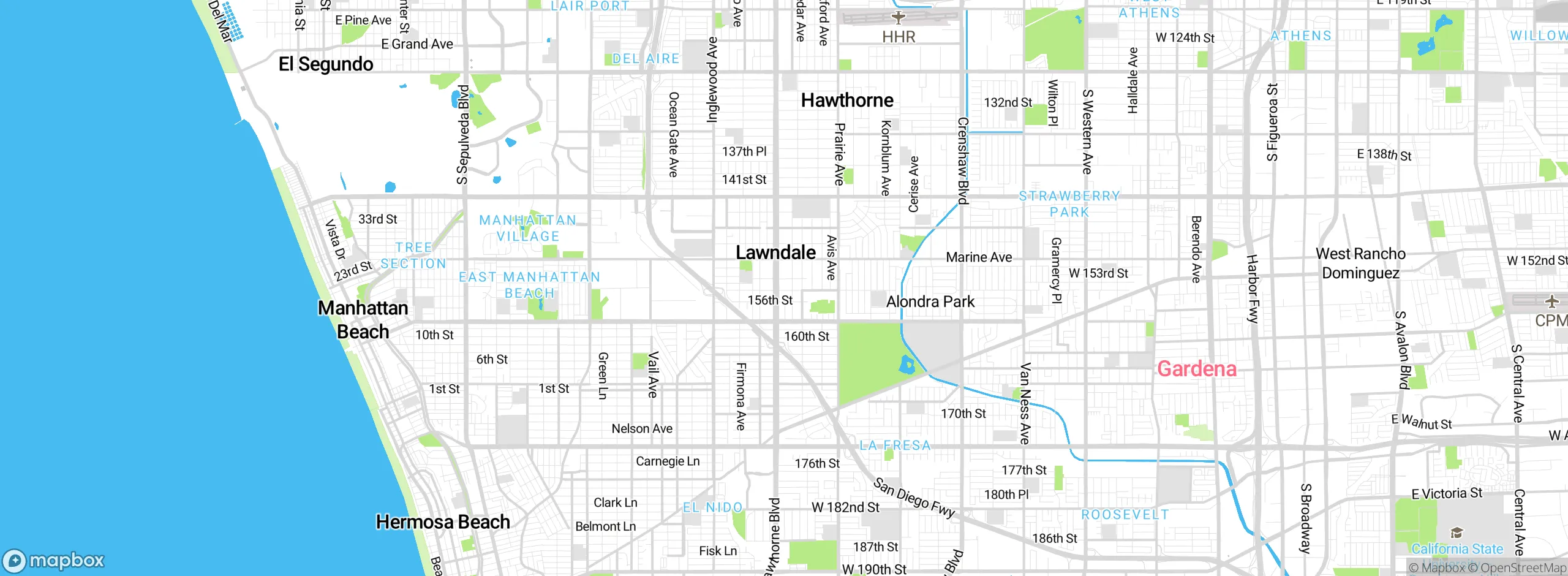 Map showing approximate location