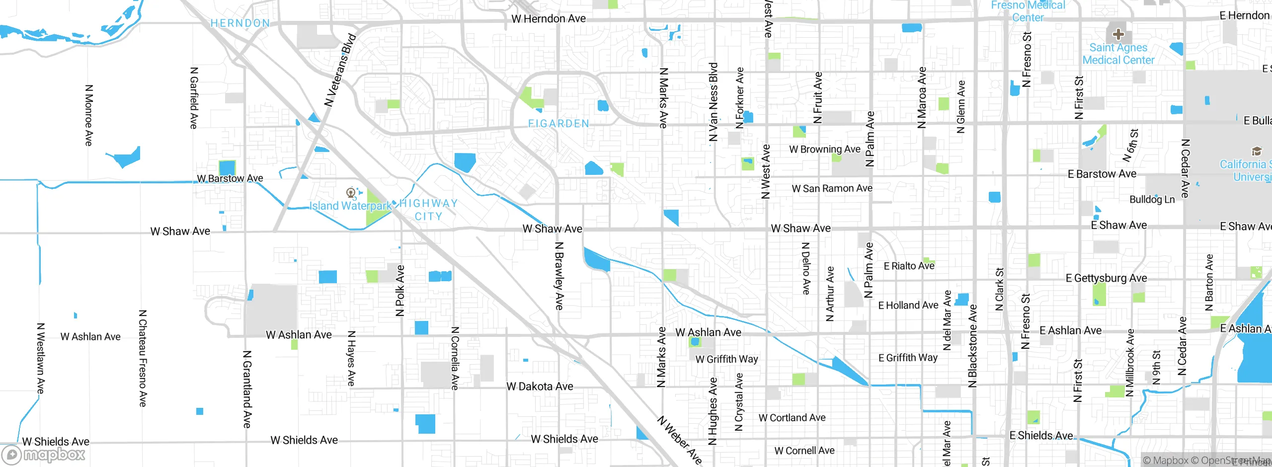 Map showing approximate location