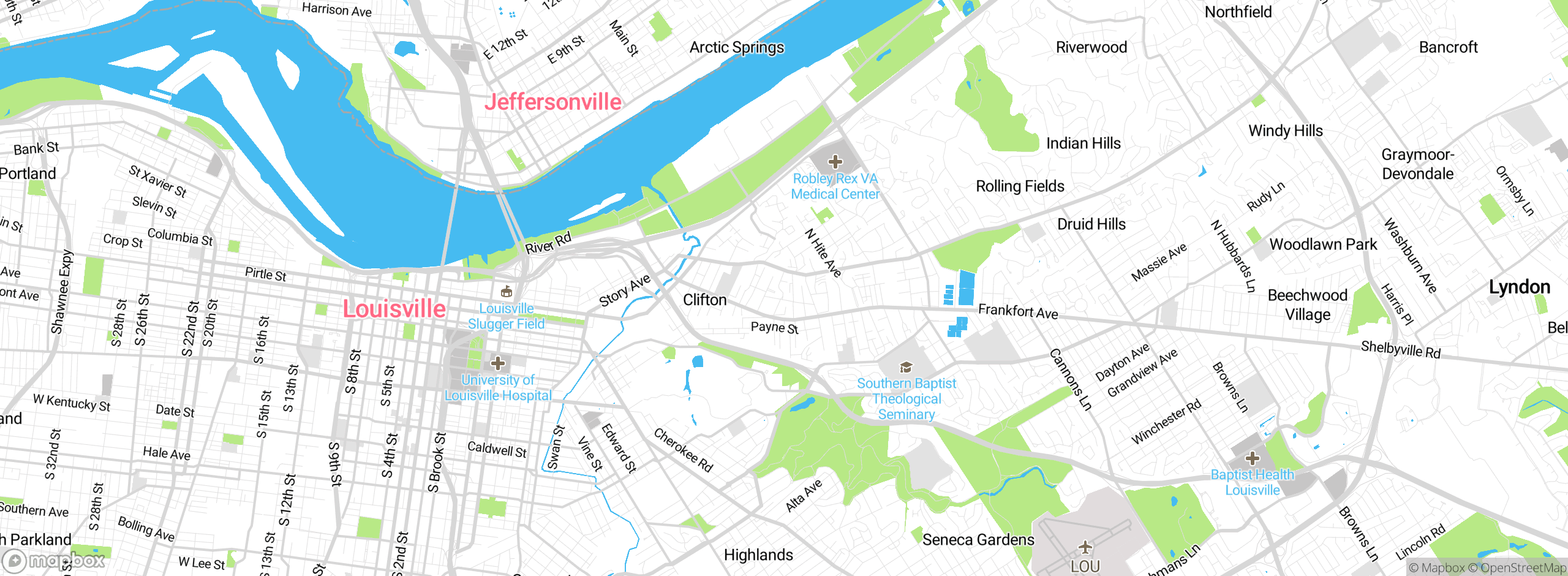 Map showing approximate location