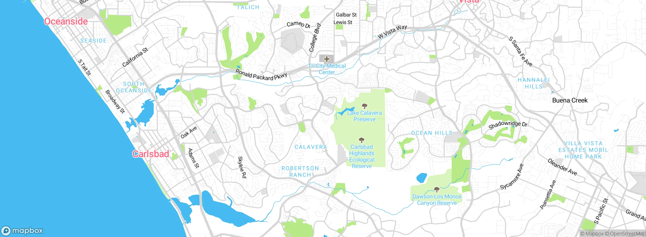 Map showing approximate location