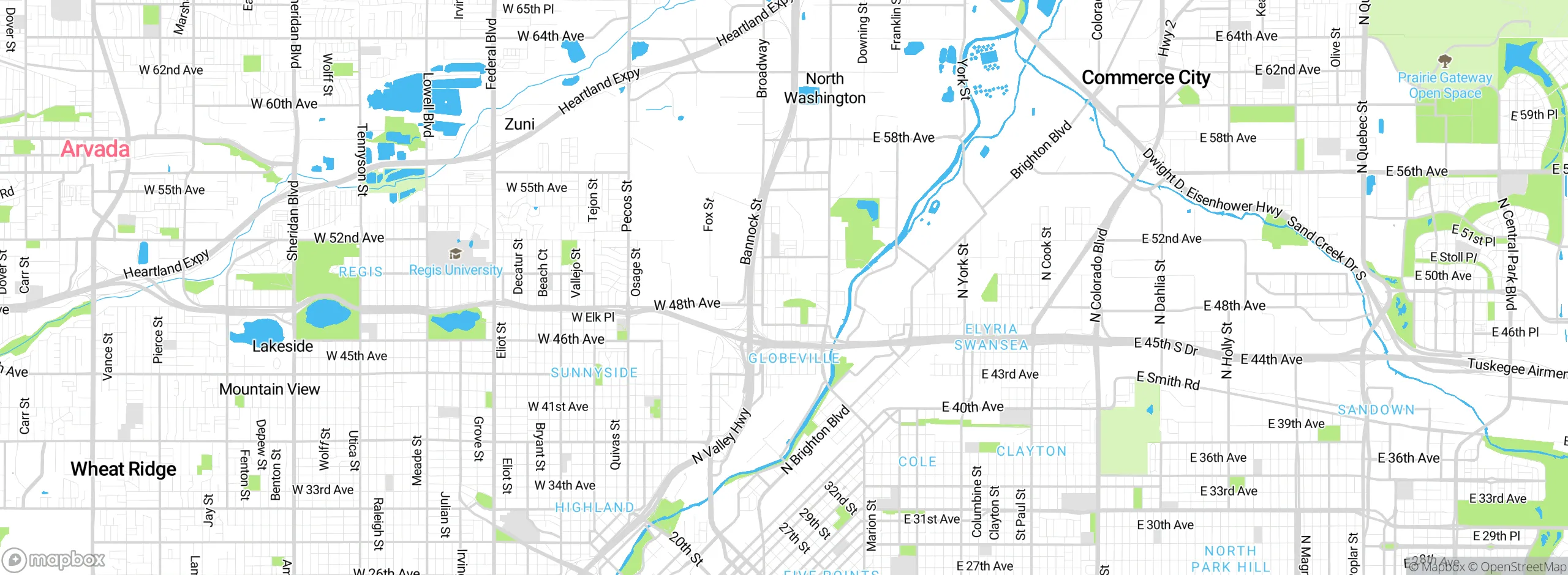 Map showing approximate location