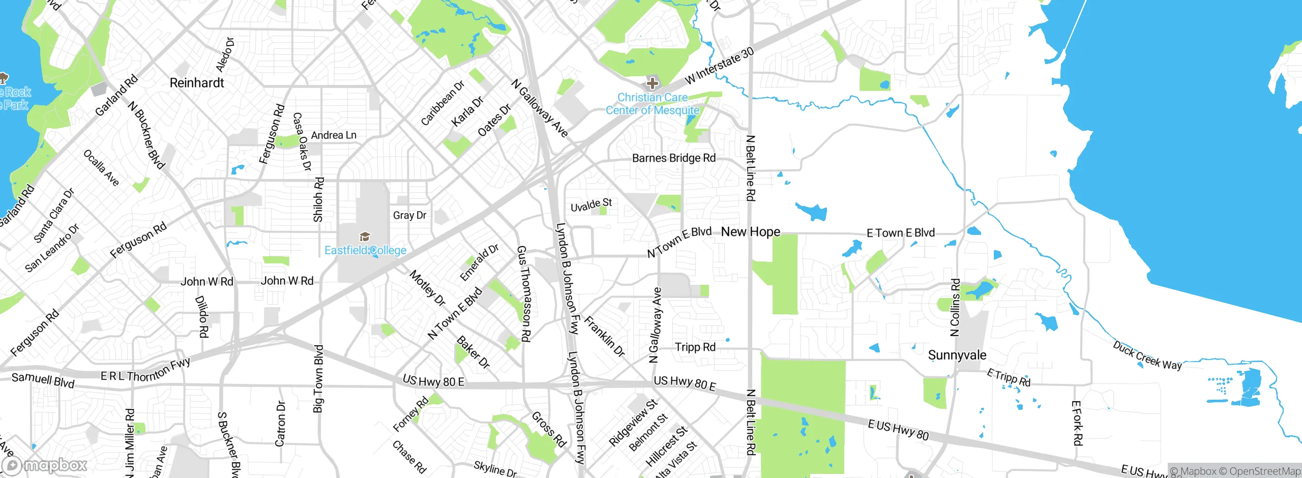 Map showing approximate location