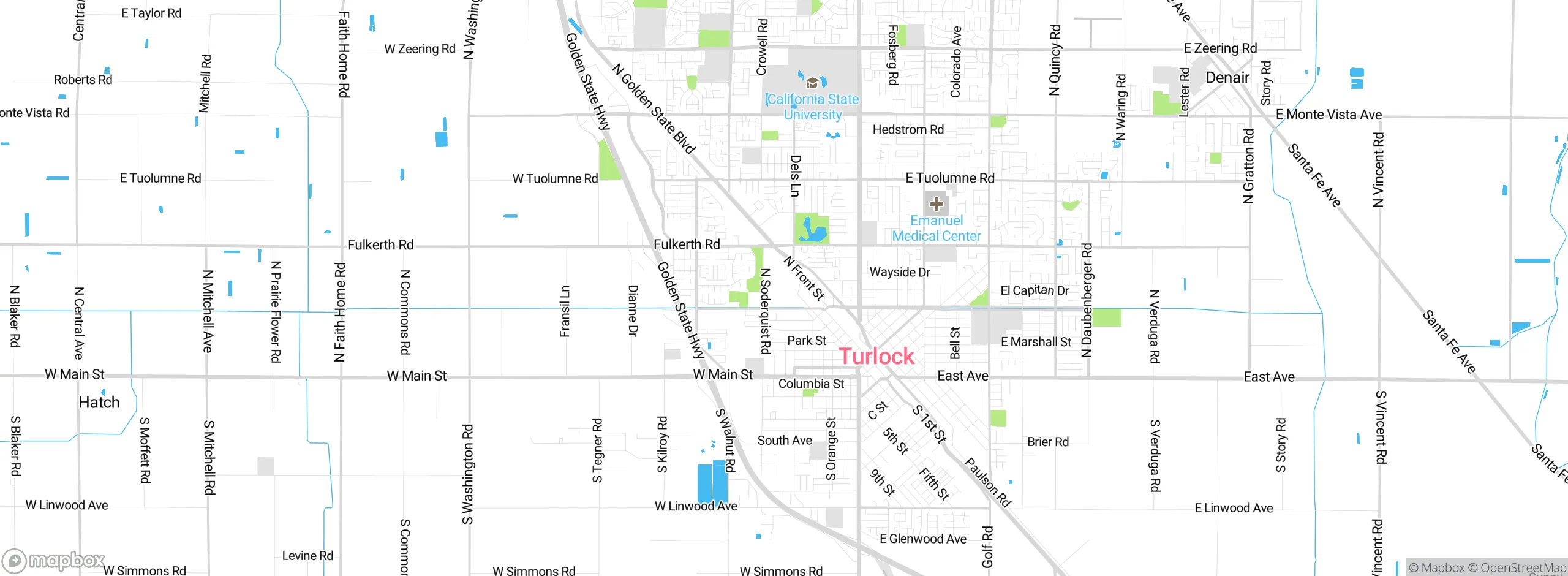 Map showing approximate location