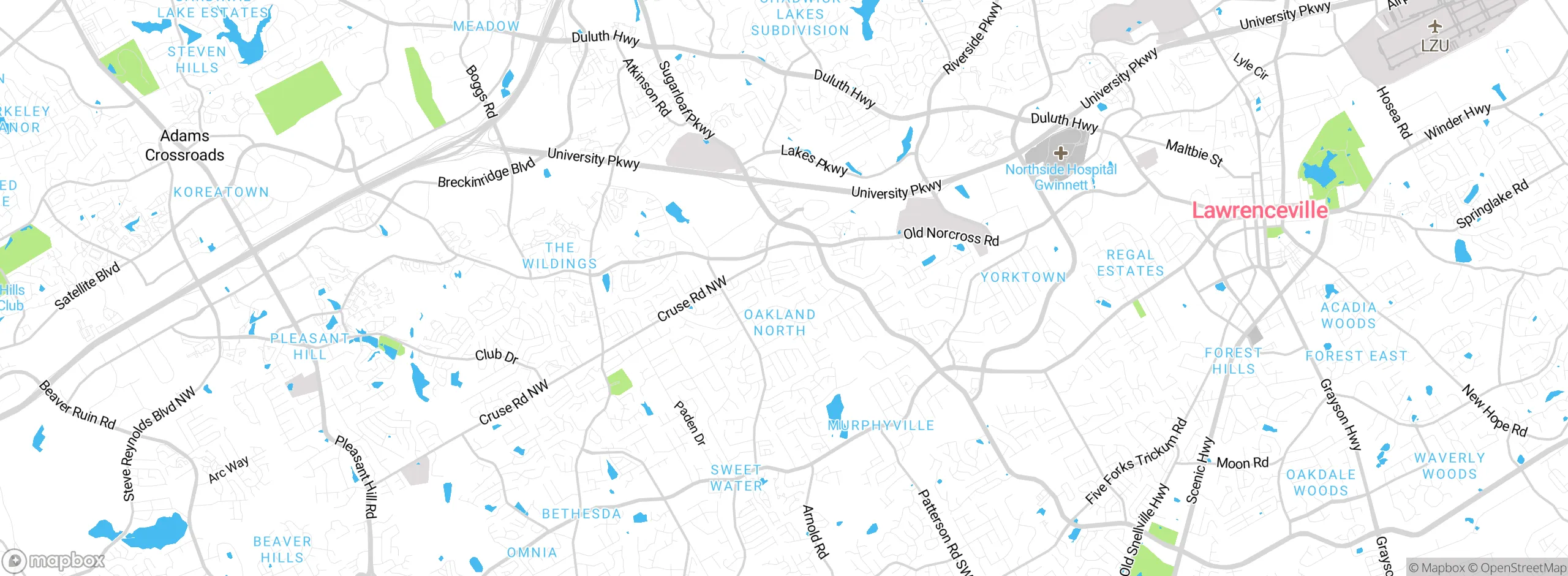 Map showing approximate location