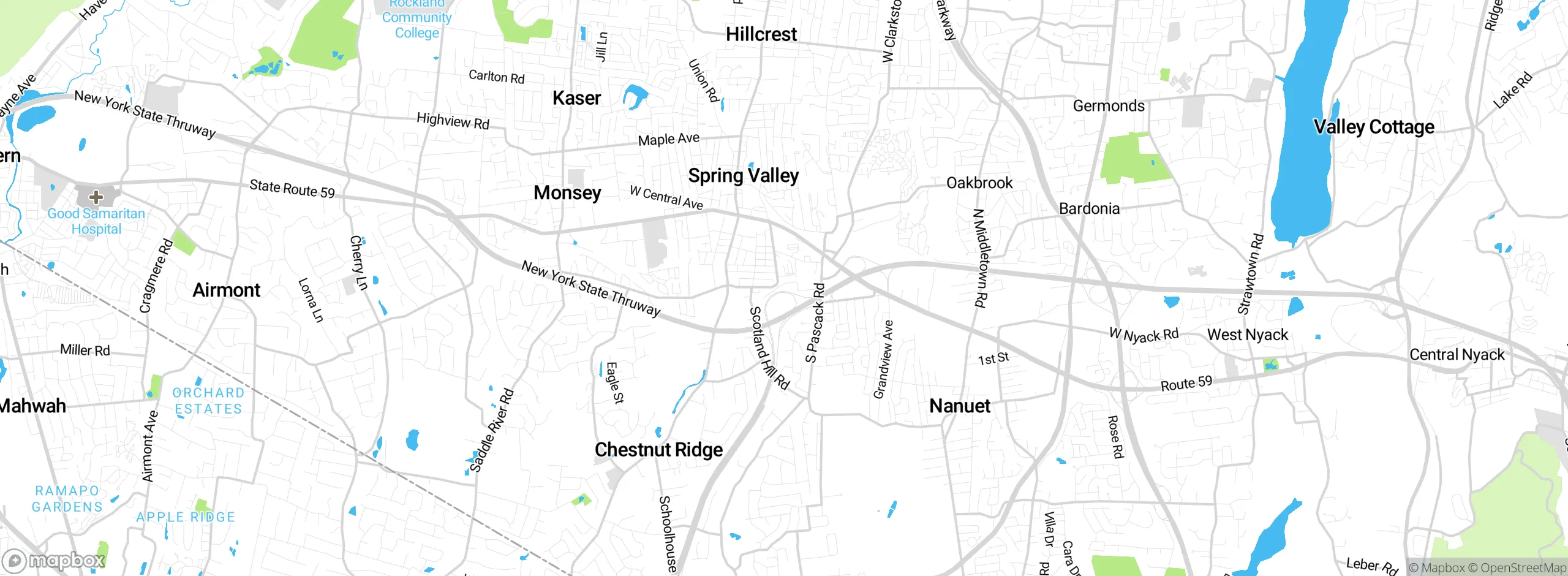 Map showing approximate location