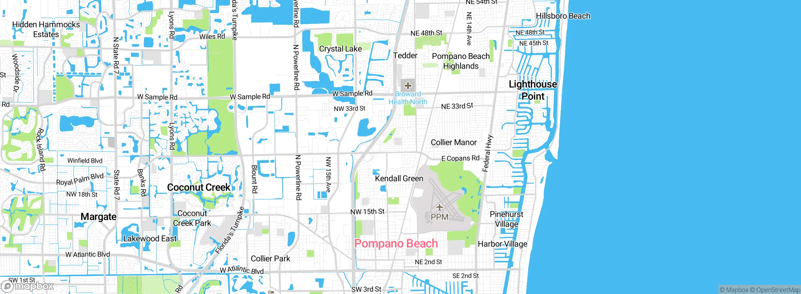 Map showing approximate location
