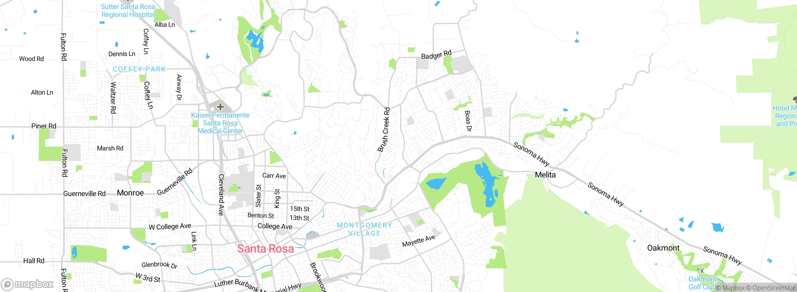 Map showing approximate location