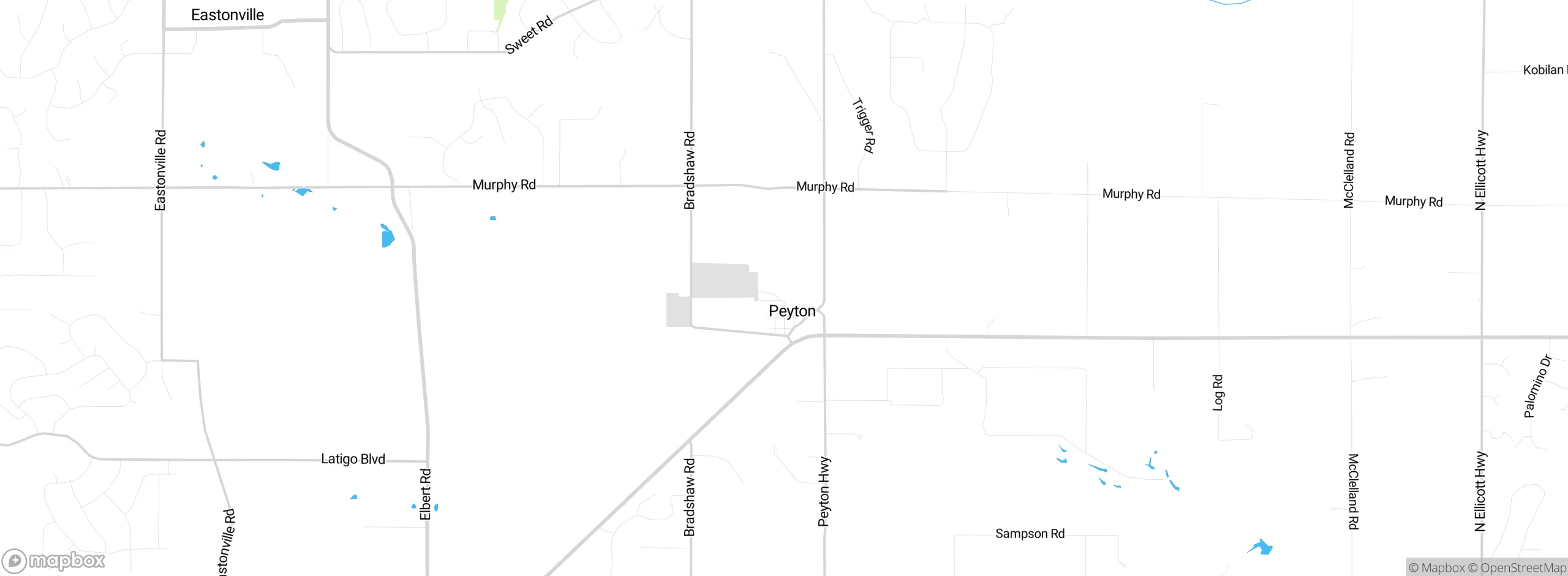Map showing approximate location