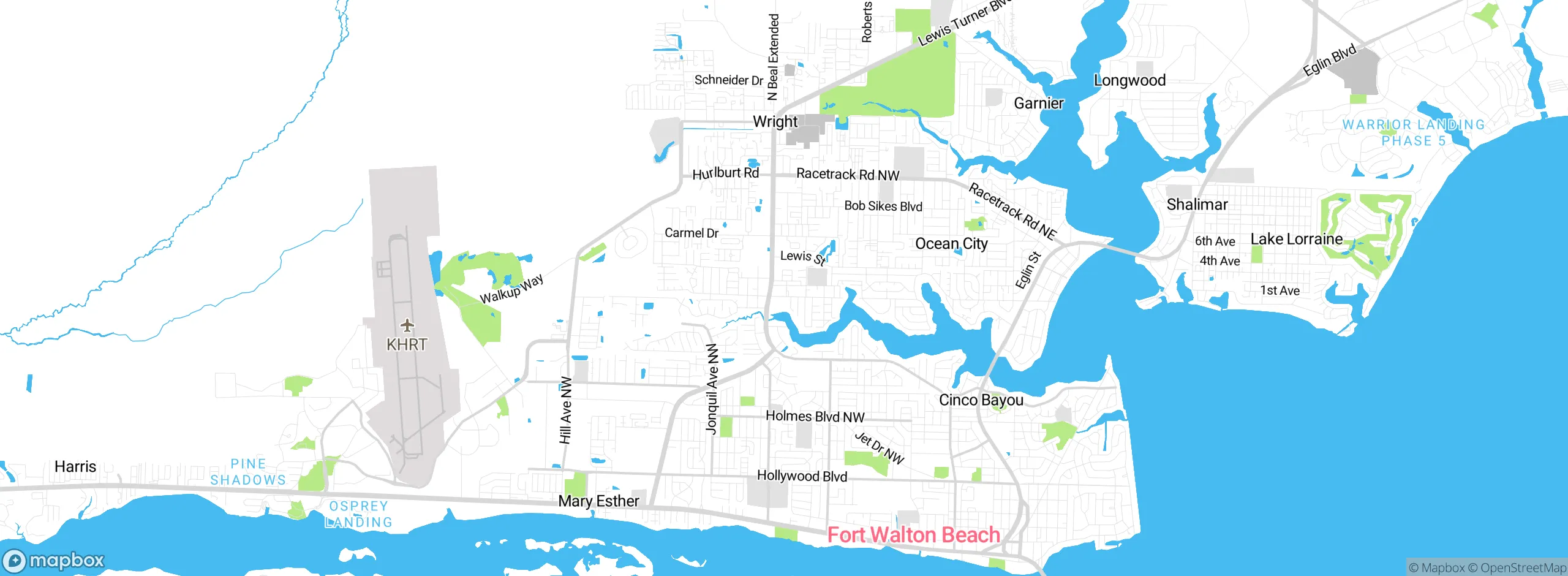 Map showing approximate location