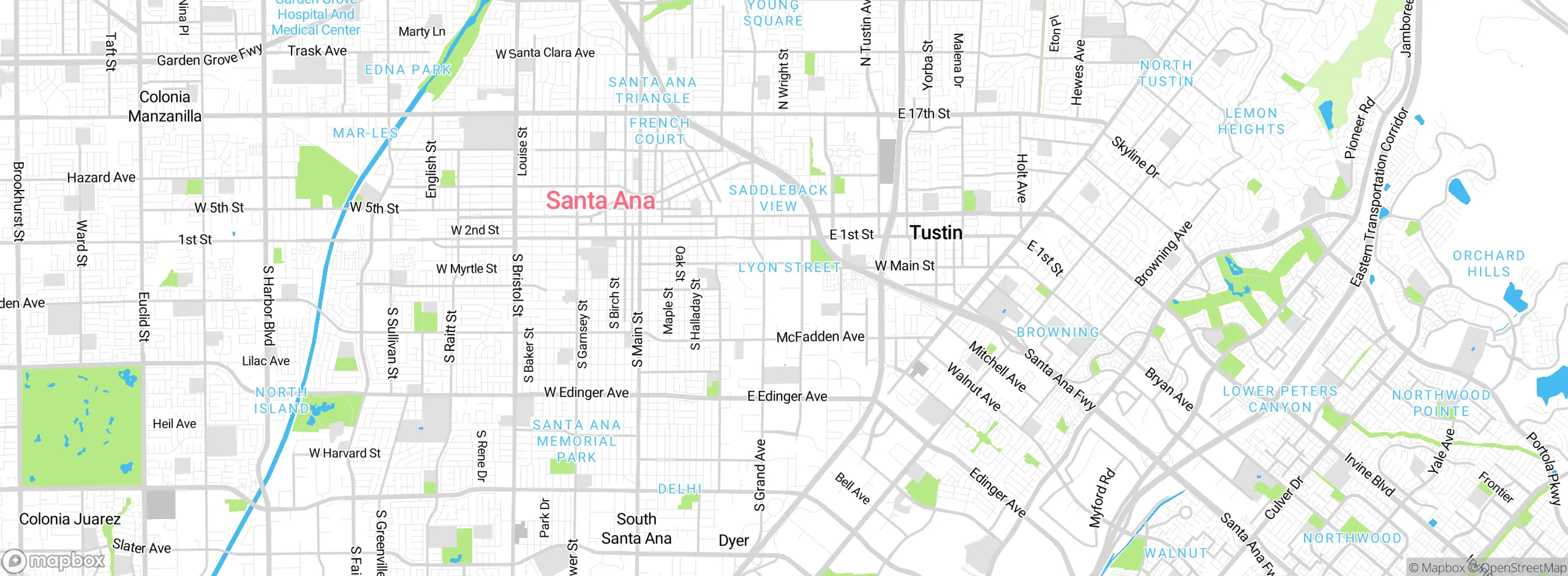 Map showing approximate location