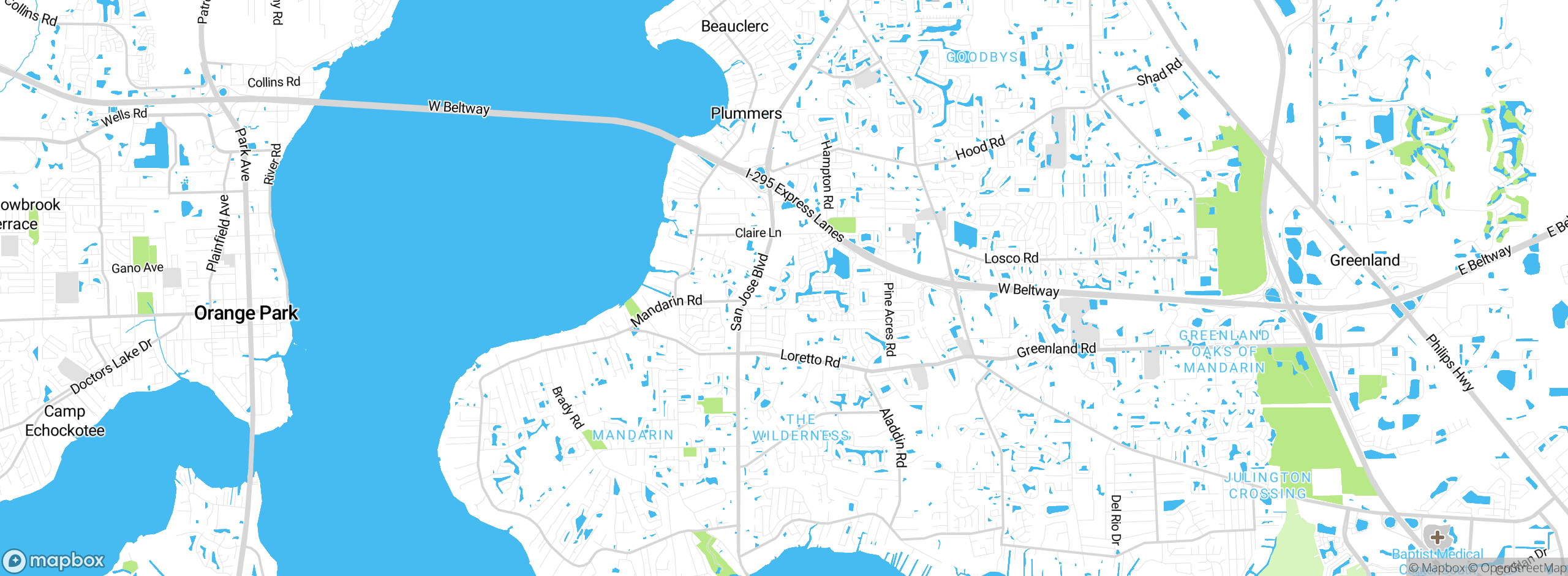 Map showing approximate location