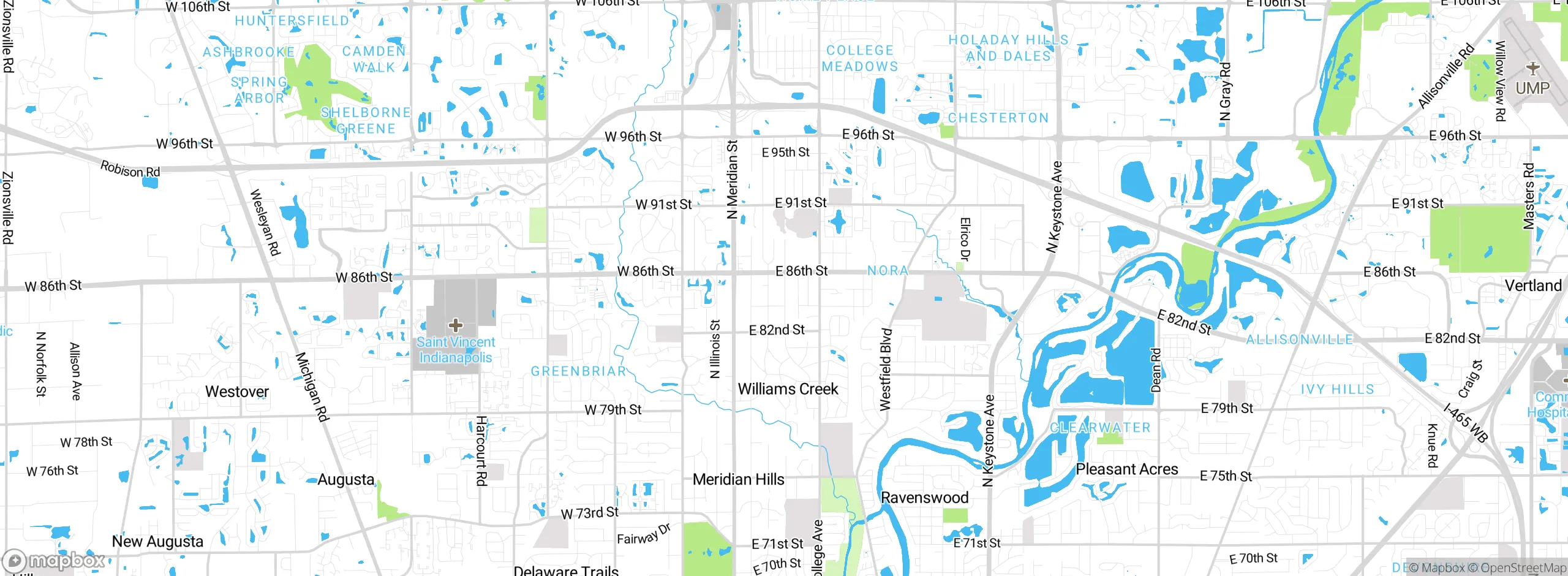Map showing approximate location