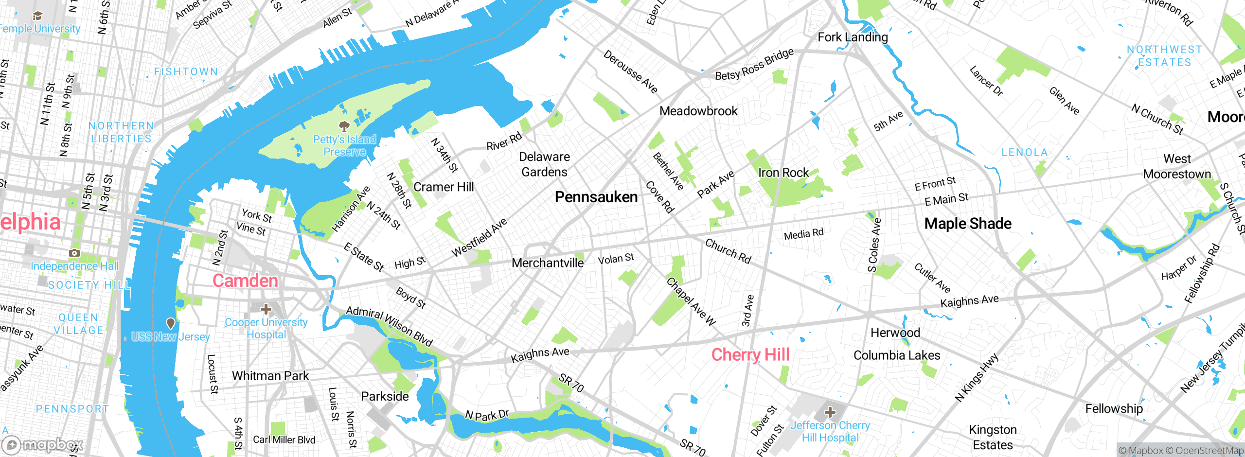 Map showing approximate location