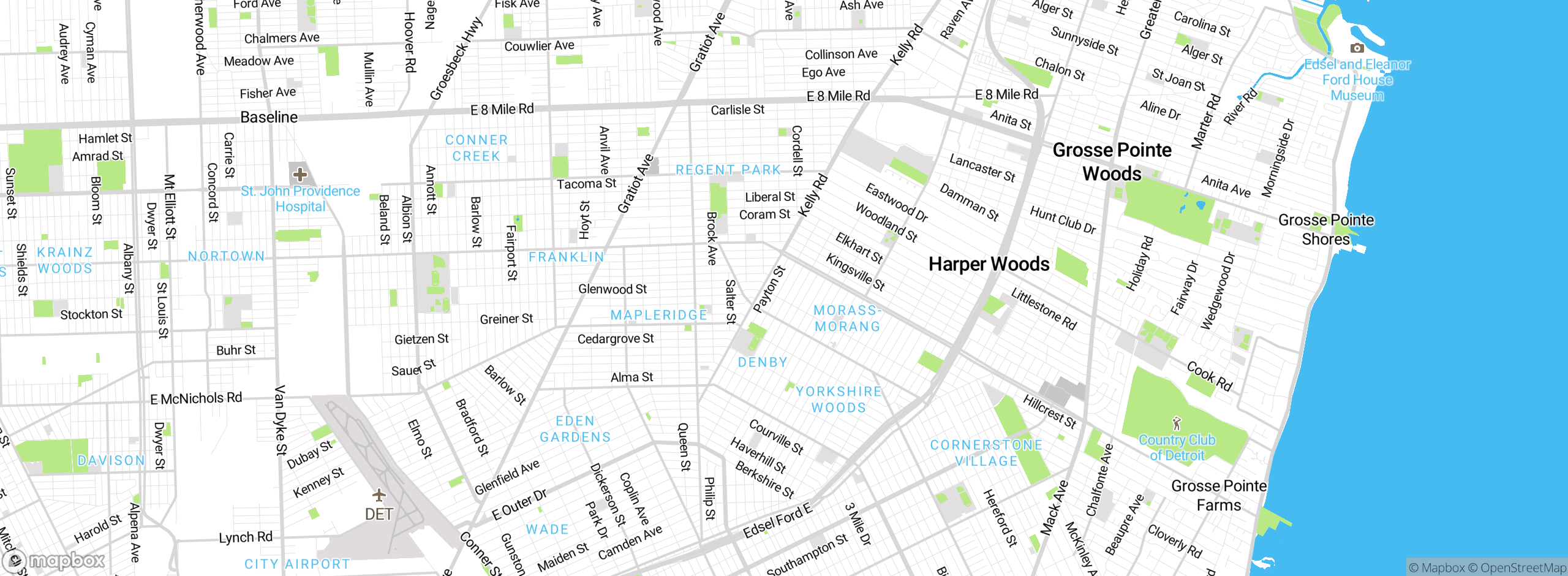 Map showing approximate location