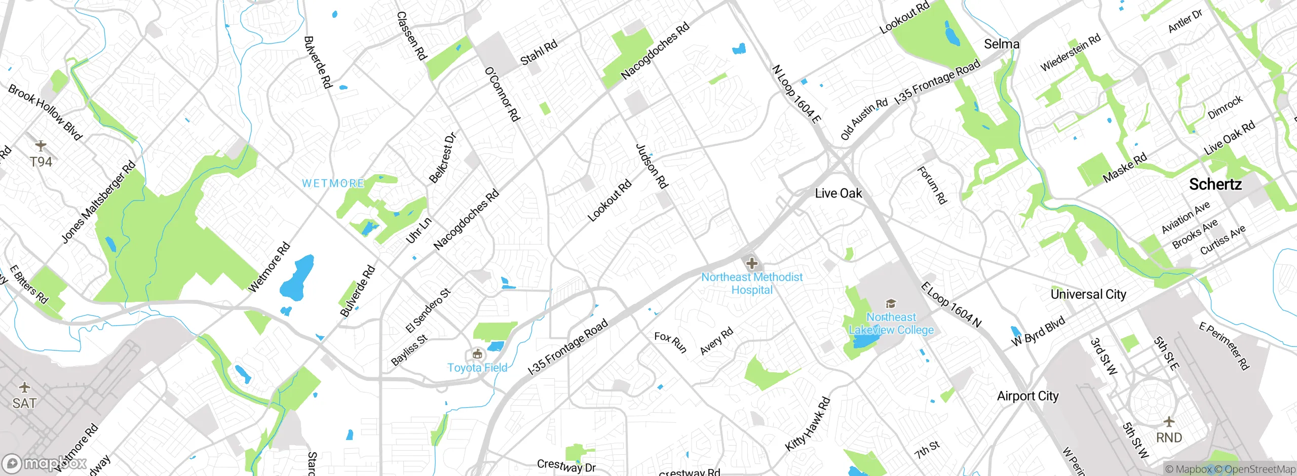 Map showing approximate location