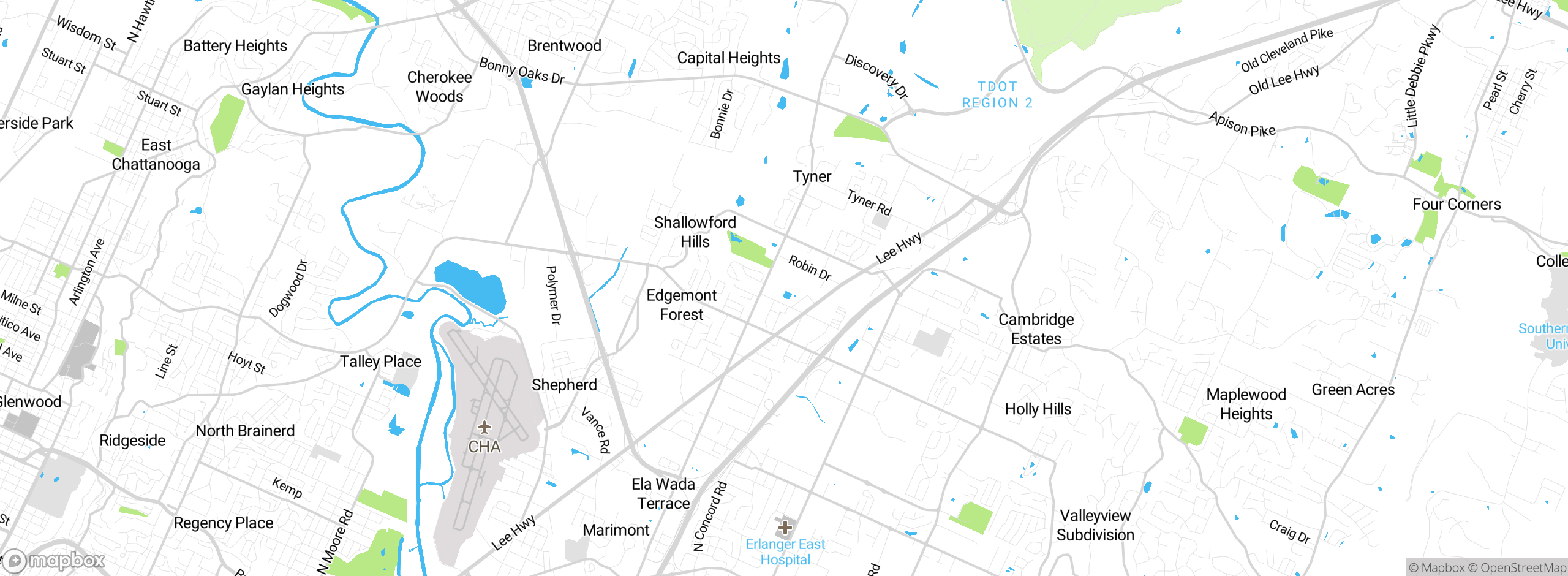 Map showing approximate location