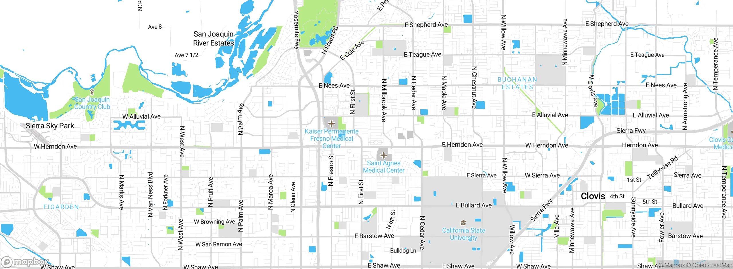 Map showing approximate location