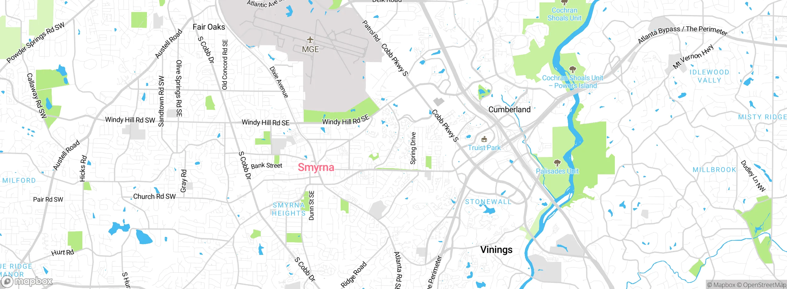 Map showing approximate location