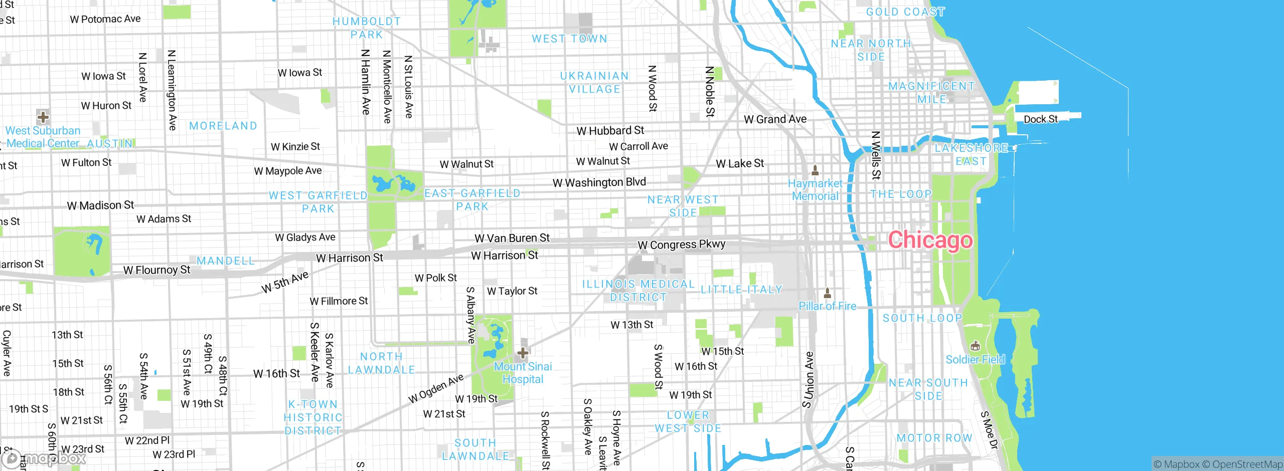 Map showing approximate location