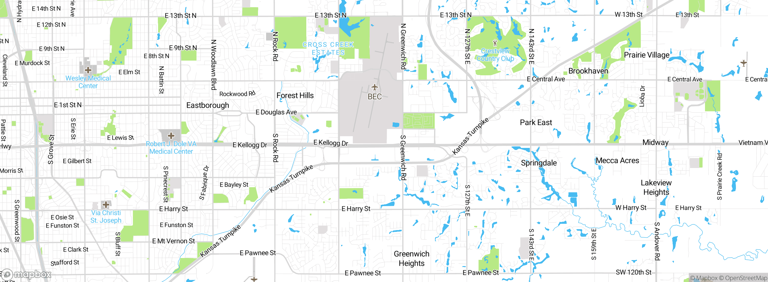 Map showing approximate location