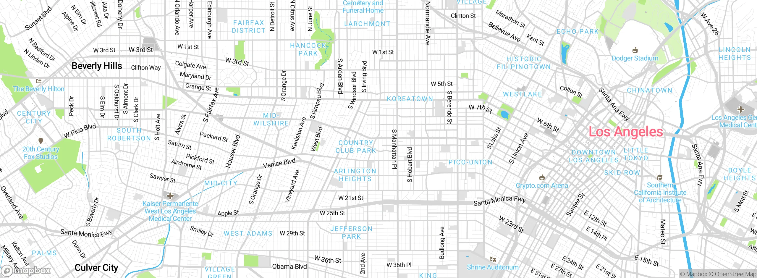 Map showing approximate location